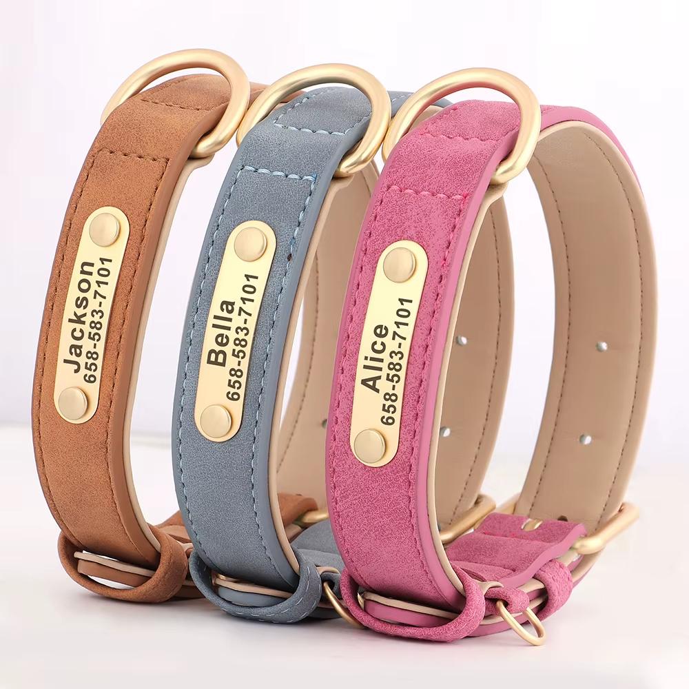 Collier Chien Personnalisé Cuir