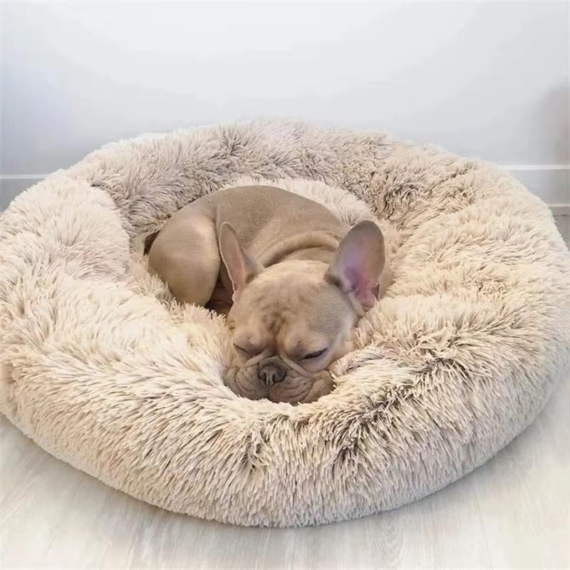 Lit rond pour animaux de compagnie
