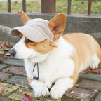 Casquette Baseball Chien en Velours Côtelé Réglable  XS à XL